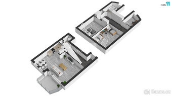 Prodej mezonetového bytu 4+kk, 115 m2 - 4