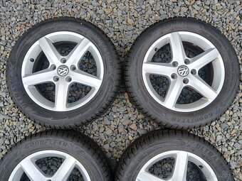 ALU kola,sada,originál VW,ASPEN,205/55 R16,5x112,9/8mm - 4