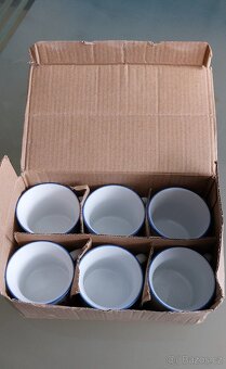 NOVÉ Sada 6 keramických šálků - 4