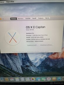 Apple MacBook Pro, 2,26 GHz, 8GB RAM, 500 GB - odhlášeno - 4
