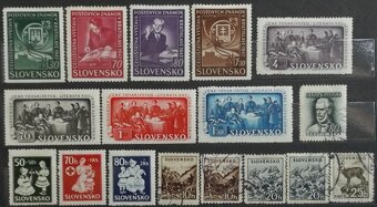 známky - Protektorát a Slovenský stát i jiné - 4