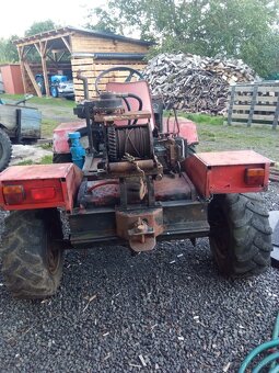 Malotraktor domácí výroby 4×4 - 4