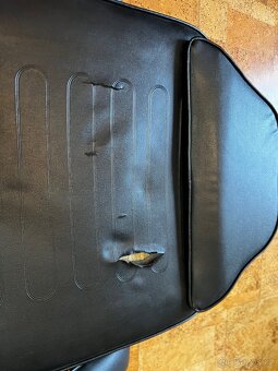 Kosmetické, tatérské polohovací lehátko černé - 4