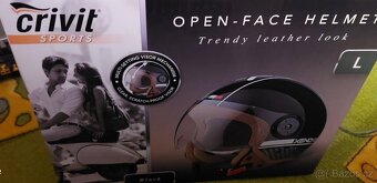Otevřená helma Crivit Retro Ital design vel. L - 4
