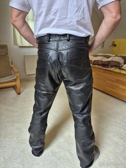 Kožené MOTO kalhoty - 4