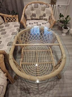 Ratanová sedací souprava - 4