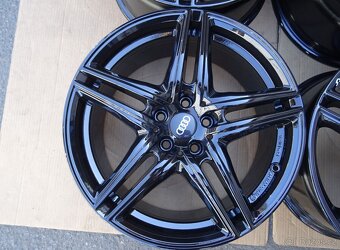 Alu disky černé na Audi, 18", 5x112, ET 30, šíře 8J - 4