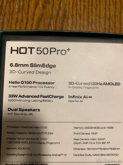 Infinix hot 50 pro + 16GB 256GB - 4