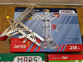 Stavebnice Mars - Jeřáb, auto, vrtulník - 4