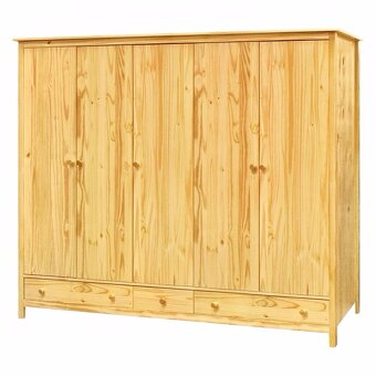 Dřevěná skříň 5dveřová TORINO - 4