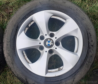 BMW - originální hliníková kola 16" styling 306 - pneu 80% - 4