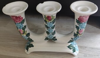 Keramický trojramenný svícen - 4