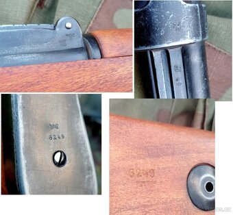 Prodám MAUSER Karabina K 98 jednotek SS, Wh, Lw, Bnz 41 - S - 4