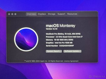 Macbook Pro 15", QuadCore Intel i7, 16GB RAM, 512SSD, r.201 - 4