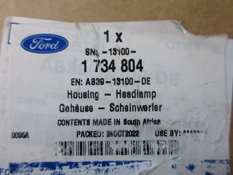 Ford Ranger ET 2011 - 2022 pravá přední lampa - 4