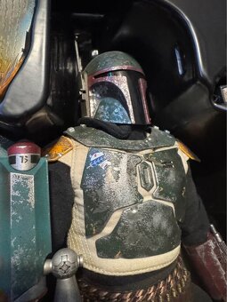 Star Wars Hot Toys Sideshow Boba Fett 1/ 6 + box + shipper - 4