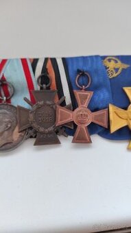 Německo Medailová lišta EK2+ policie 25 let - 4