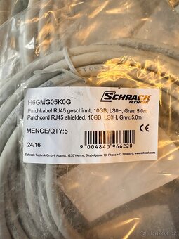 Propojovací kabel patchkabel Cat.6a (10GB) stíněný - 4