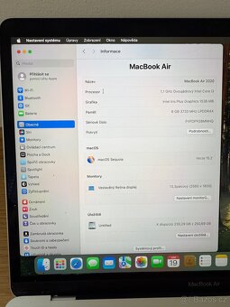 APPLE MACBOOK AIR 13” 2020 i3/256GB/8GB - 4