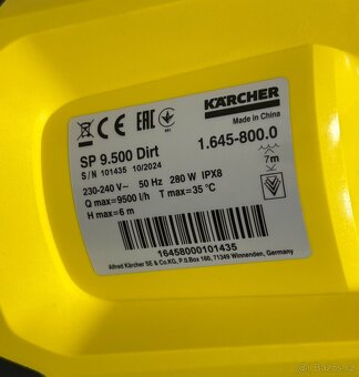 Ponorné kalové čerpadlo KÄRCHER SP 9.500 DIRT - 4