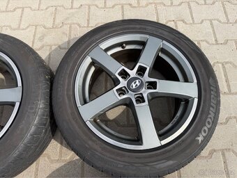 4x al kola 5x114.3 16 + pneu letní 205/55 R16 - 4