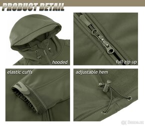 Softshell bunda Tacvasen XXL (XXXL) černá - 4