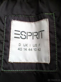 Dámská prošívaná péřová bunda zn. Esprit, vel. 40 - 4