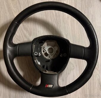 Tříramenný kožený volant Audi S3 8P - 4