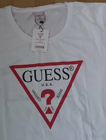 Dámske tričko Guess - biele - 4