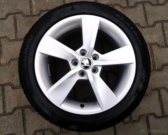 Alu kola originál Škoda Fabia III, Rapid 5x100 R16 Alore - 4