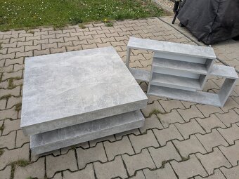 Konferenční stolek s poličkou - 4