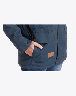 Zateplená streetová zimní bunda Meatfly - parka, barva Navy - 4