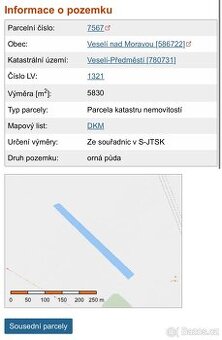 Prodej 1 ha orné půdy - 4