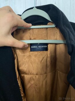 Luxusní kabát Daniel Hechter Paris – vlna a kašmír, top stav - 4