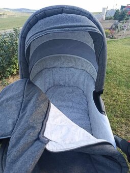 Kočárek Tudore Trapper grey stone 3 kombinace - 4