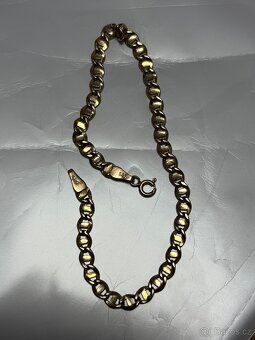 Pánský náramek zlato masivní 3,23 g 14. Kt - 4