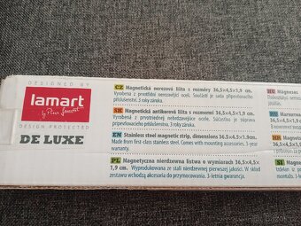 NOVÁ magnetická lišta na nože Lamart Deluxe 36,5 cm - 4
