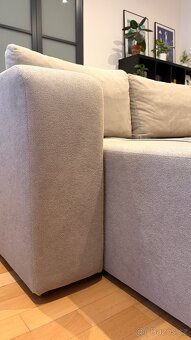 Rozkládací rohová pohovka s úložným prostorem - 4