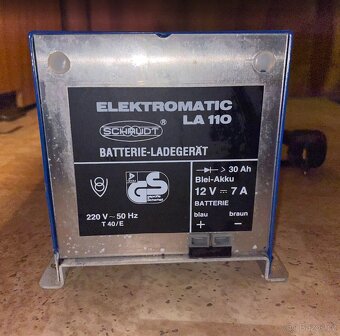Nabíječka akumulátorů ELEKTROMATIC SCHAUDT LA110 - 4