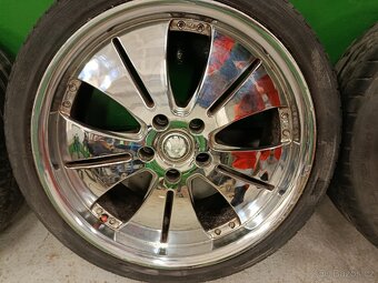 Alu kola 5x112 r18 letní 225/40 r18 - 4