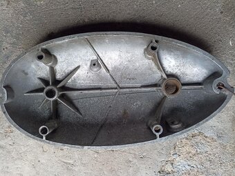 Víko motoru Jawa 250 / 559 / 353,strana spojky,zapalování - 4