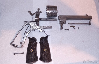 Prodám revolver Lefaucheux 9mm +50ks nábojů+střely - 4