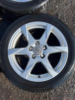 Alu kola audi 5x112 + pneu 225/50/R17 - 4
