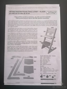 Rostoucí židle Jitro pro děti do 15 let - 4