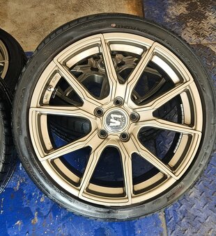 Prodám Alu kola 5x112 R18 Letní pneu 215/40/R18 - 4