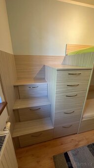 Poschoďová postel s úložným prostorem - 4