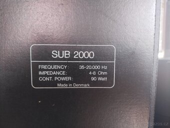 Subwoofer DANTAX SUB 2000 2 x BASSREFLEX - 4