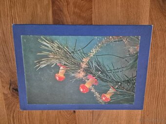 Staré Vánoční osvětlení muchomurky. - 4