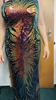 Plesové šaty XXL nádherné nové - 4