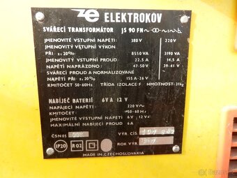 Prodám svářečku Elektrokov JS 90 FN - 4